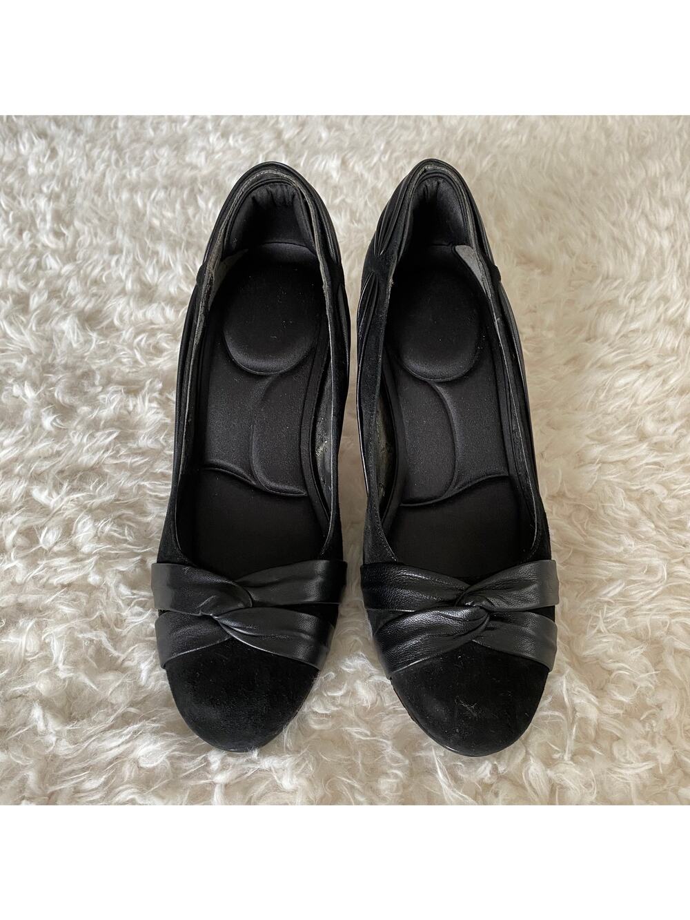 Women's Shoes by Alfani Black Suede Pumps Heels Size 8.5